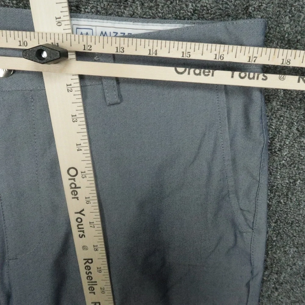Mizzen‎ Main Pants Mens 34x28 Blue Performance Chino Trouser Stretch